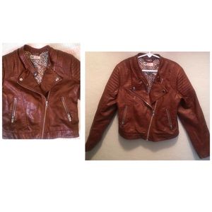 Faux Leather Jacket